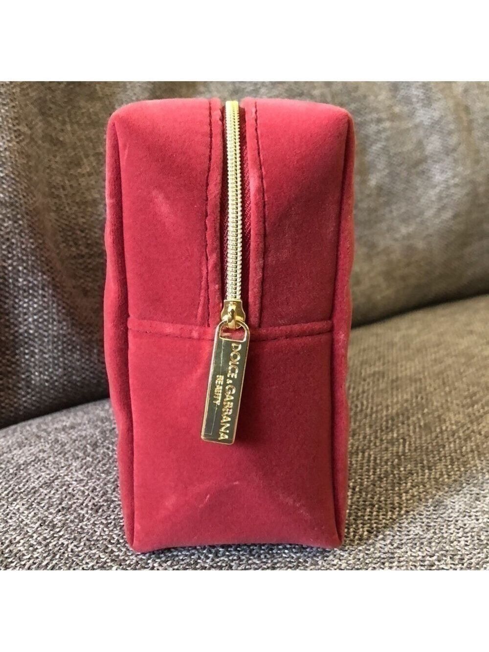 Dolce&Gabbana Beauty Velvet Pouch Makeup Bag Gift Authentic - Picture 6 of 15